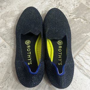 Rothy’s Metallic Lattice Stitch Loafers